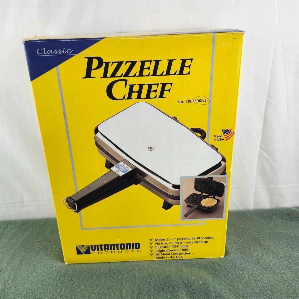 Vitantonio Pizzelle Chef No. 300-NS Italian Cookie Maker - Picture 8 of 10